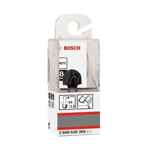 Bosch 2608628369 Dvipusė pusapvalė freza R=8 mm, L=13 mm image 2