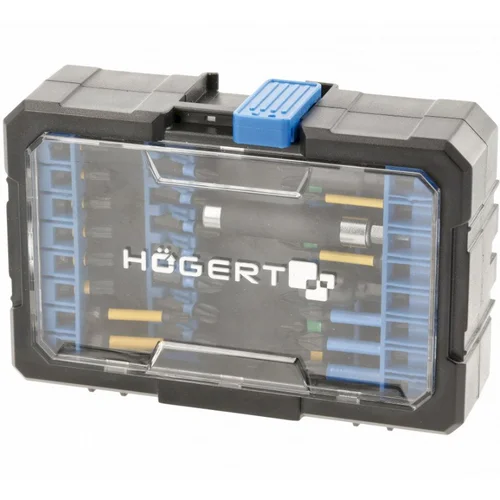 Hogert technik Smūginių antgalių ir grąžtų rinkinys 1/4, 32 dalių image 1