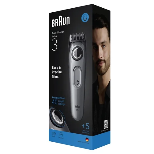 Braun BT3560 Barzdakirpė, Pilka image 2