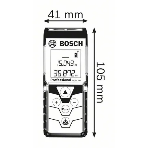 Bosch GLM 40 lazerinis atstumų matuoklis image 2
