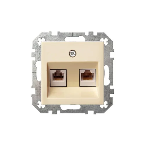 Liregus EPSILON Kompiuterio lizdas 2x Smėlio spalvos image 1