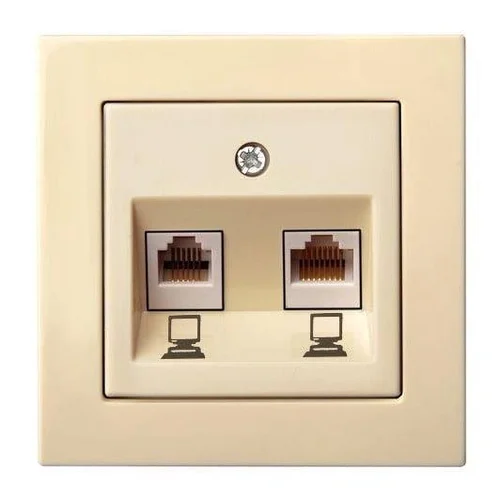 Liregus EPSILON Kompiuterio lizdas 2x Smėlio spalvos image 3