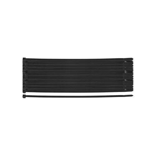 EXTREME užveržimo dirželiai 4,8 × 200 mm, juodi, 100 vnt. image 1