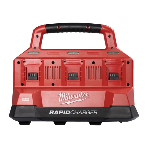 MILWAUKEE M18 PC6 Packout 18 V, 6-ių vietų įkroviklis image 2
