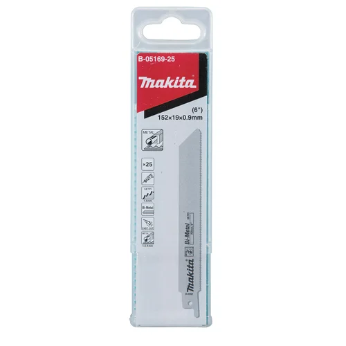 Makita B-05169-25 pjūkleliai, BIM 152x0,9, 18 tpi, 25 vnt., metalui image 2