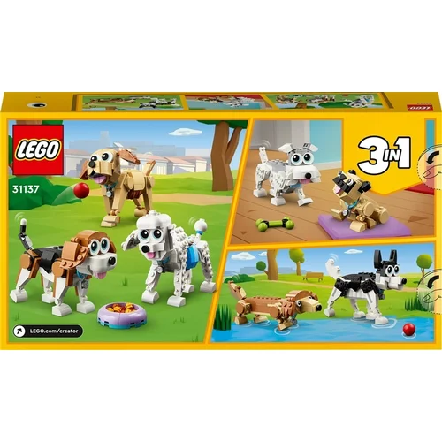 Konstruktorius LEGO Creator 3in1 Žavūs šunys 31137 image 2