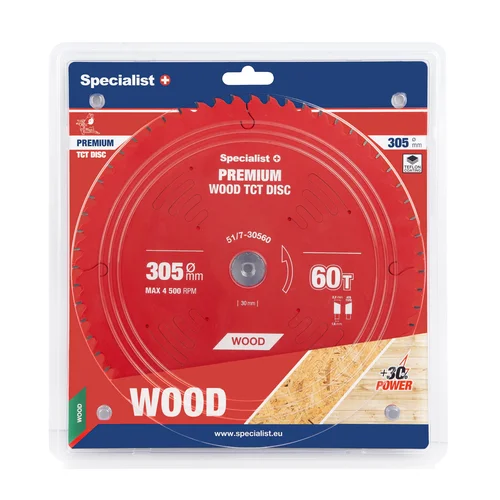 Specialist+ Pjovimo diskas Wood PREMIUM 305x60Tx30mm image 1