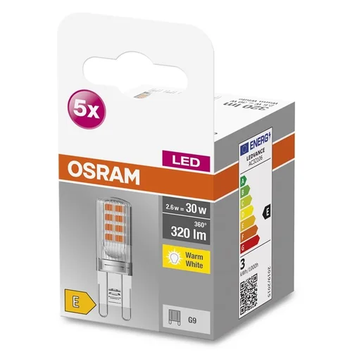 Osram LEMPUTĖ LED G9 2.9W 870 320LM image 2
