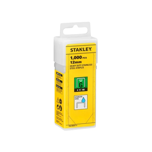 Stanley HEAVY DUTY nerūdijančio plieno kabės 12mm image 1