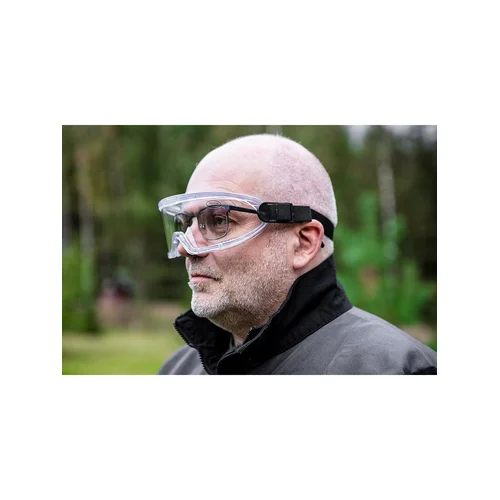 Apsauginiai akiniai balti anti-fog klasė B image 3