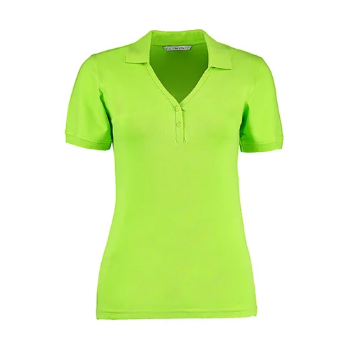 Kustom Kit KK732 Moteriški marškinėliai su V iškirpte XS Lime image 3