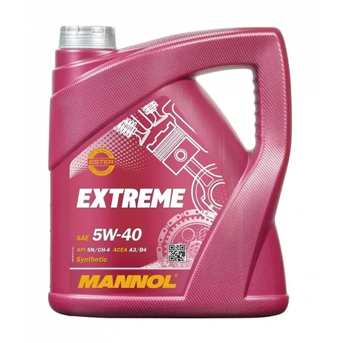 MANNOL Extreme Automobilio variklio tepalas 5W-40, 5 L image 1