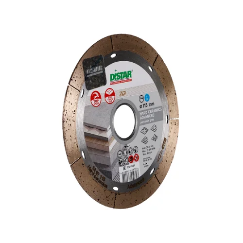 DISTAR Hard Ceramics Advanced Deimantinis diskas plytelių pjovimui, 115 mm image 2