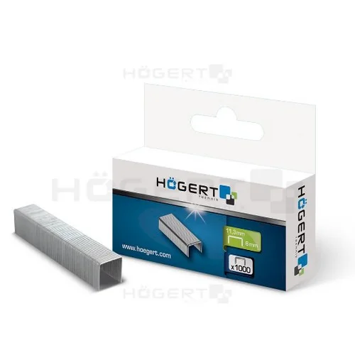 Hogert technik Kabės J tipo 11,3x6x0,7 mm, 1000 vnt image 1