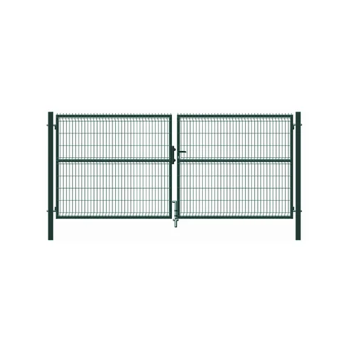 Garden Center Vartai segmentiniu užpildu 400x173 cm Žalia image 1
