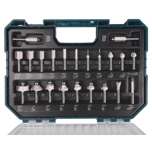 Makita D-74778 frezų rinkinys, 22 vnt., 8 mm koteliu image 3