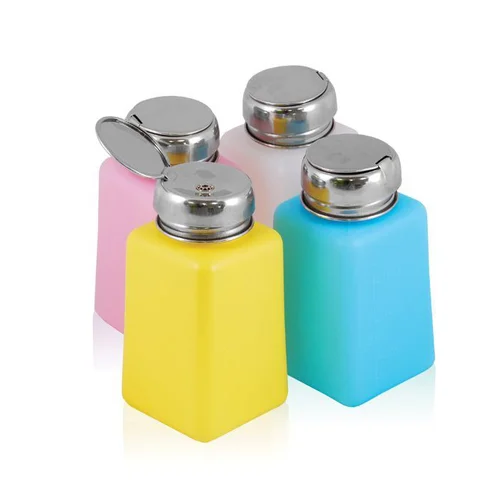 Chromuotas buteliukas su pompa, 180 ml image 1