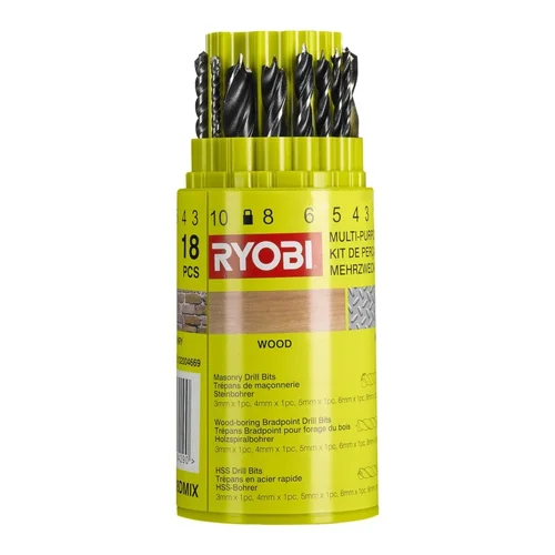 Ryobi RAK18DMIX grąžtų rinkinys, 18 vnt. image 2