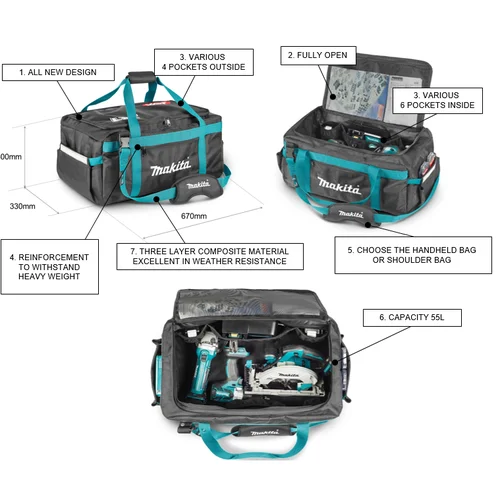 Makita E-11782 Įrankių krepšys, 2,3 kg image 2