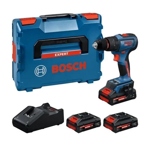 Bosch EXPERT EXSB18V-90 Akumuliatorinis smūginis gręžtuvas 3x4.0Ah image 1