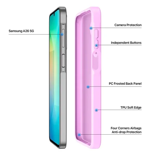 Dux Ducis Yind dėklas Samsung A266 A26 5G rožinis image 3