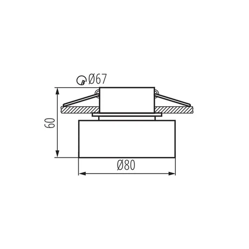 Kanlux Govik GX5.3/GU10 įleidžiamas šviestuvas baltas image 3