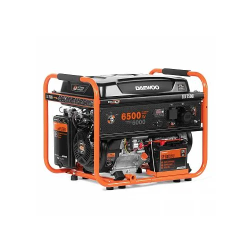 Benzininis generatorius DAEWOO GDA 7500E, 6.0 kW, 420 cm³ image 1