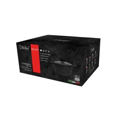 BOLLIRE MILANO BR-1104 Puodas su dangčiu, Ø26 cm, 5,2 l image 3