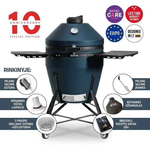 Kamado Bono GRANDE EVO 25, Mėlyna, 80 cm image 1