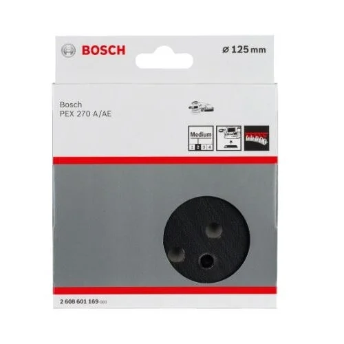 Bosch 2608601169 guminis šlifavimo diskas 125 mm (PEX 270) image 2