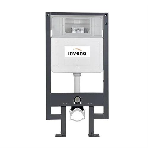 Invena Rėmas unitazas CK-99-031 chrom mygtukas image 1