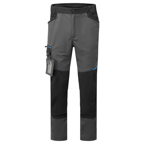 Liekninančio prigludimo PORTWEST T718 darbo kelnės - 28, Metal Grey image 3