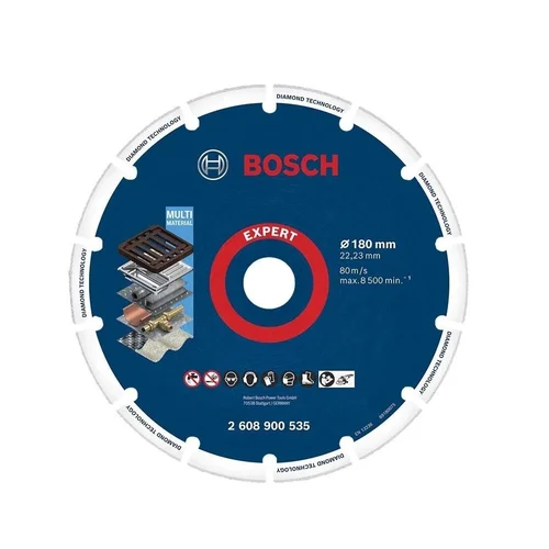 Bosch Deimantinis pjovimo diskas 22,23x180 mm, 2608900535 image 1