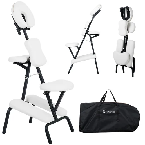 Habys Flexo Comfy Base K501 masažo kėdė, balta image 1