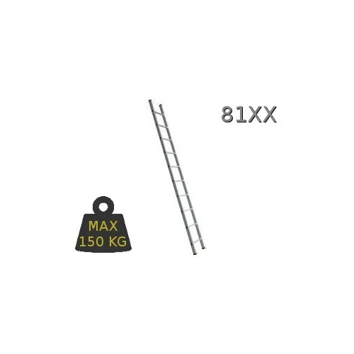 FORTE Kopėčios aliuminės atremiamos 1×16 pakopų, 467 cm image 1