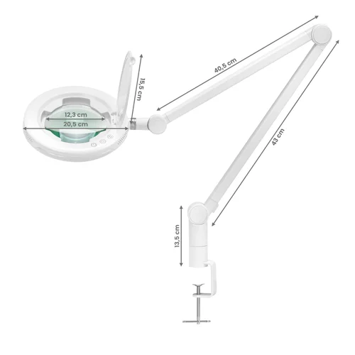Activeshop GLOW 8021 LED kosmetologinė lempa-lupa 12 W image 2
