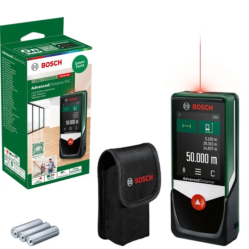 Bosch Advanced Distance 50C lazerinis atstumų matuoklis 0603672202 image 1