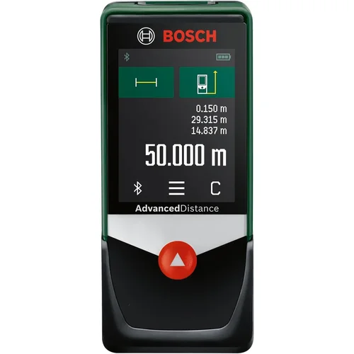 Bosch Advanced Distance 50C lazerinis atstumų matuoklis 0603672202 image 2