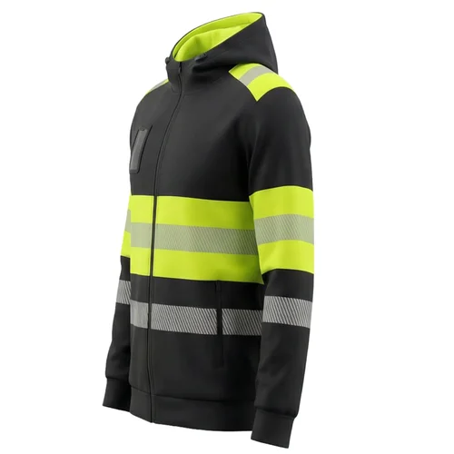 BoSafety DELAVER Hi-vis Class 1 2XL Juoda/Hi-Vis Geltona image 3