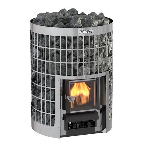 Harvia Cilindro 16 kW kietojo kuro pirties krosnelė image 1
