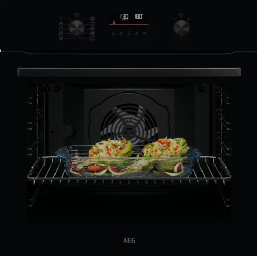 AEG 5000 serija SurroundCook NBU5P41SK Įmontuojama orkaitė Juoda image 1