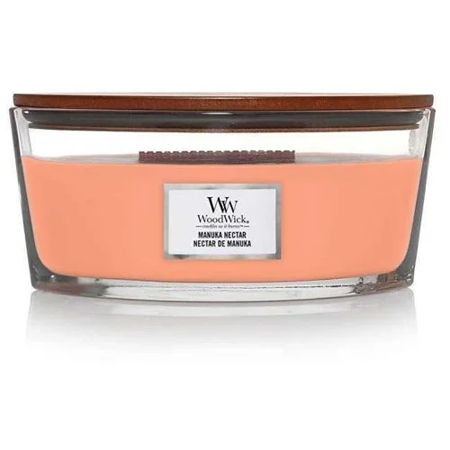 WoodWick Ellipse Manuka Nectar rožinė žvakė 453.6 g image 1