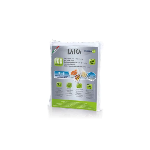 Laica VT3501 vakuumavimo maišeliai, 100 vnt., 20×28 cm image 1