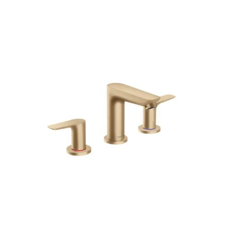 Hansgrohe Talis E praustuvo maišytuvas, 3-ijų skylių, Juoda matinė image 2