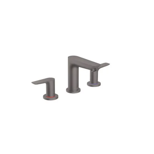 Hansgrohe Talis E praustuvo maišytuvas, 3-ijų skylių, Juoda matinė image 3