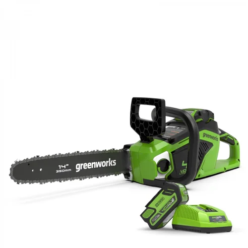 Greenworks GD40CS15K4 akumuliatorinis grandininis pjūklas, 40 V, 4 Ah image 1
