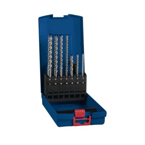 Bosch EXPERT SDS Plus-7X grąžtų rinkinys, 7 vnt., 5/6/6/8/8/10/12 mm image 3