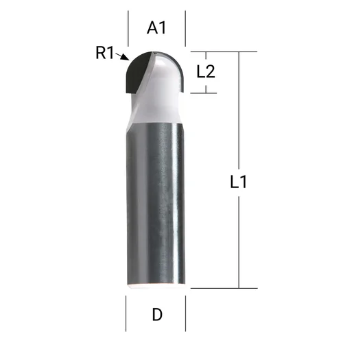 Makita D-68301 U formos griovelių freza, 8 mm skersmuo image 2