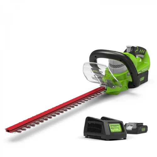 GREENWORKS G24HT57K2 Gyvatvorių genėtuvas 57 cm (24V, 2Ah, kroviklis) image 1