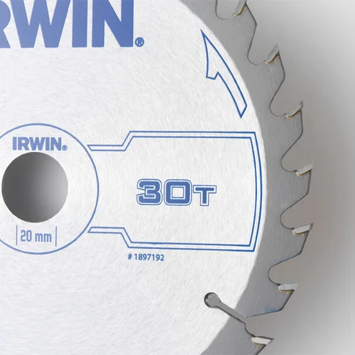 IRWIN ATB Medienos pjovimo diskas 160x30T 20/16 mm image 3